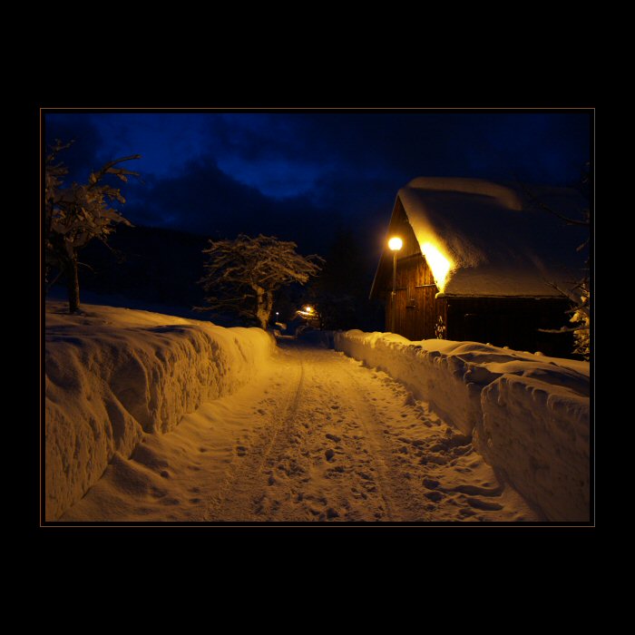 all the snow...