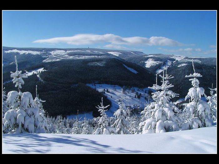 Běžky kolem Sněžky