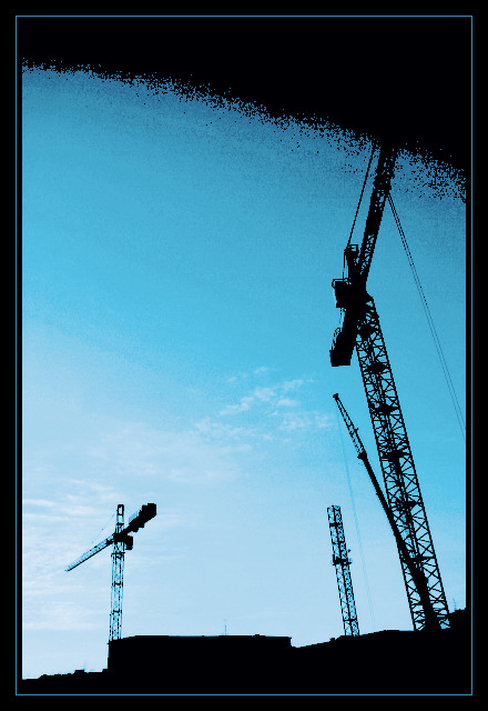 Výstavba uprostřed města