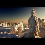 Z Ještědu směrem na Sněžku