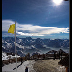 Alpe d\'Huez - výhled z Pic Blanc