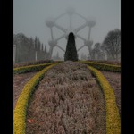 Atomium bez horní koule