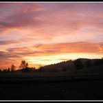 vychod slnka v Alpach