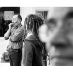 Z vernisáže - autorka II