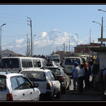 cesta začíná pod Huascaranem