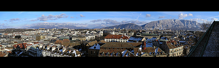 směrem na Mont Blanc