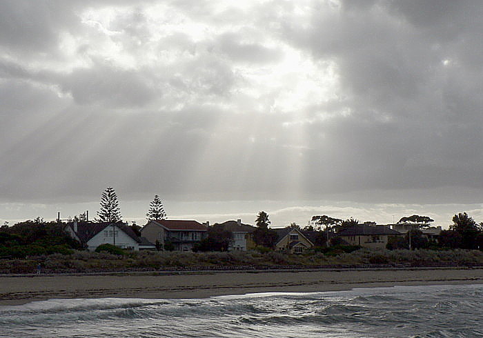 ráno v Sandinhamu, Austrálie