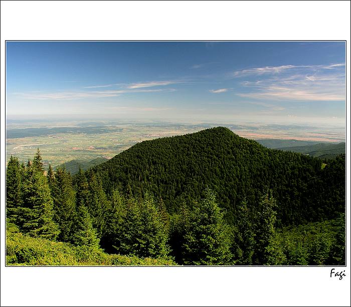 Když člověk vyjde z lesa na Fagaraši....