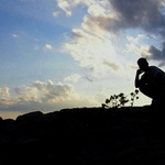 Zamyšlení na vrcholu hory