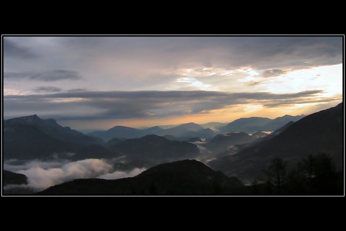 National Park Berchtesgaden za úsvitu