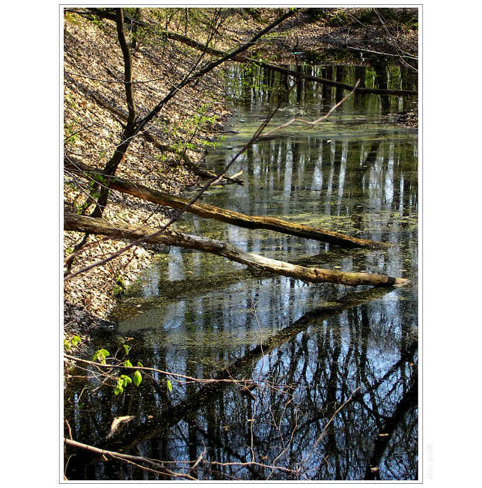 ...spadnutý most...