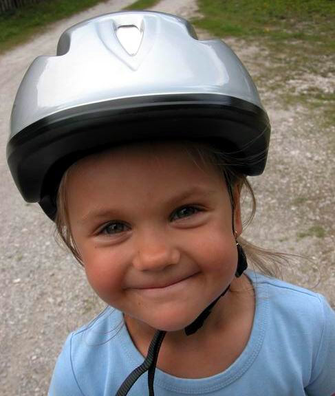 Veselá cyklistka