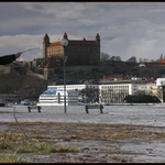 Rozvodnený Dunaj.