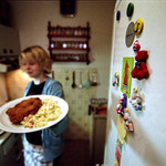 Řízky a červený medvěd