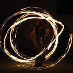 dancig between flames