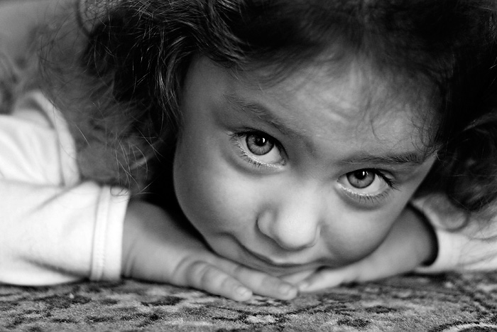 rozstrapatená modelka