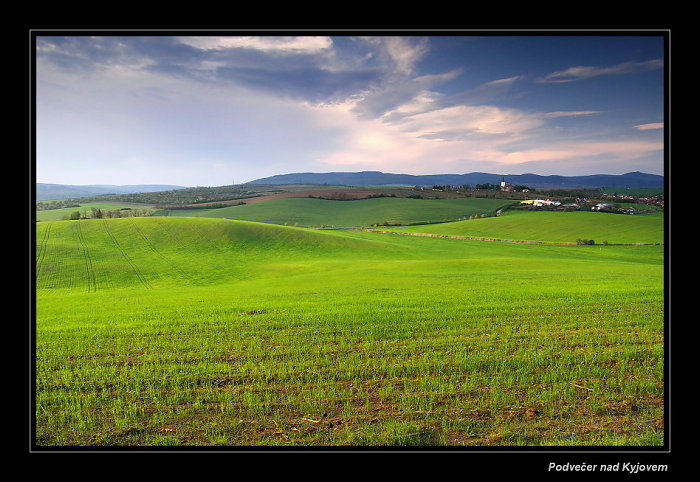 Podvečer nad Kyjovem