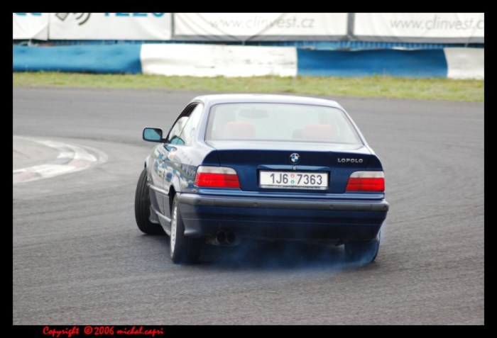 Drifting v sosnové