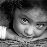 rozstrapatená modelka