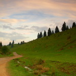 večerná dolina