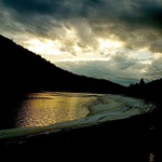 Krajina s PET fľaškou