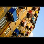 barevné balkóny ...
