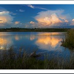 Pastelový podvečer u vody