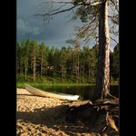 večer za polárnym kruhom