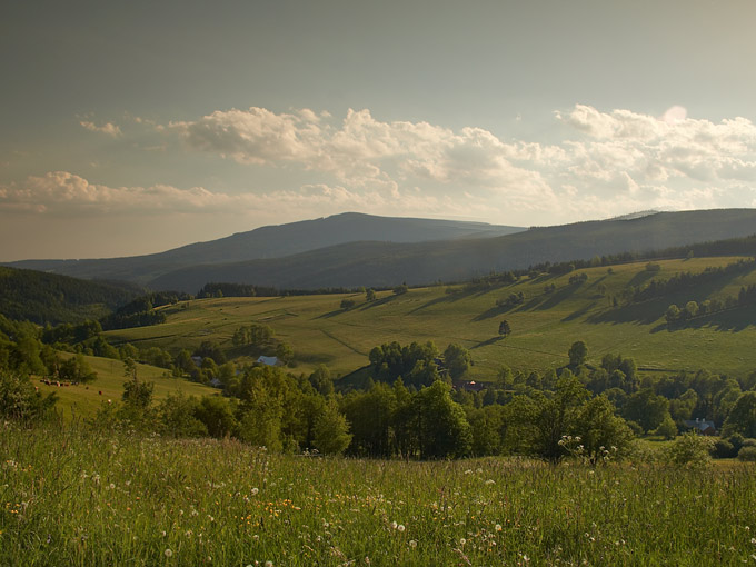 Letní krkonošský podvečer