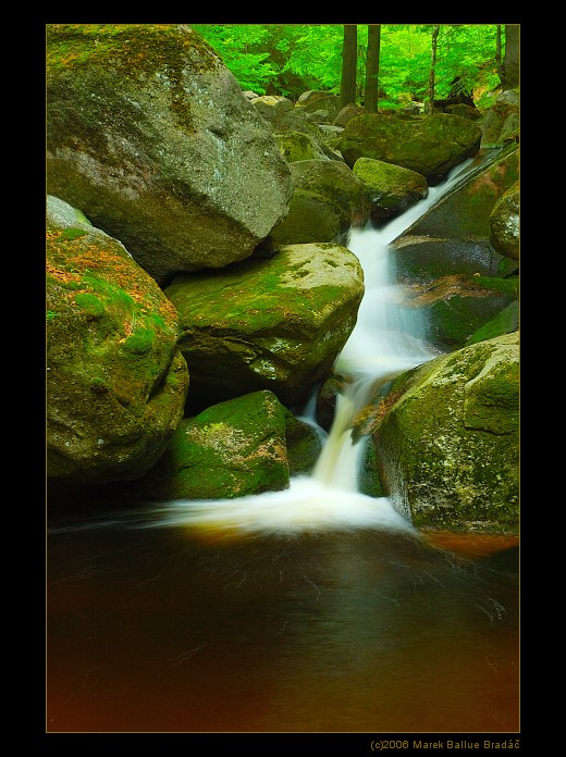 ...zelená kaskáda...