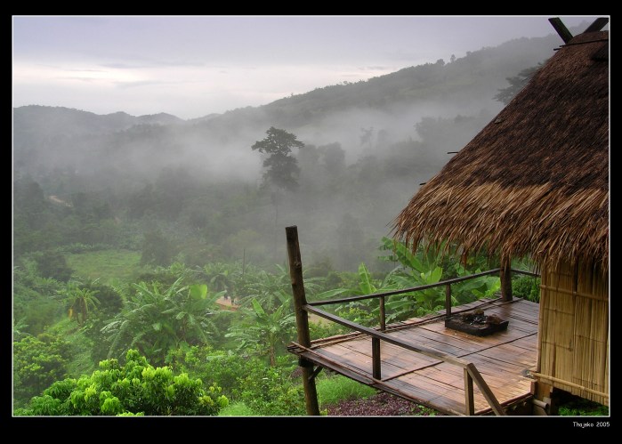 Vesnice kmene Aka - Severní Thajsko