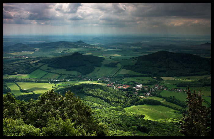 z Milešovky k Milešovu