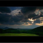 ***Večerní krajina u Hukvald***