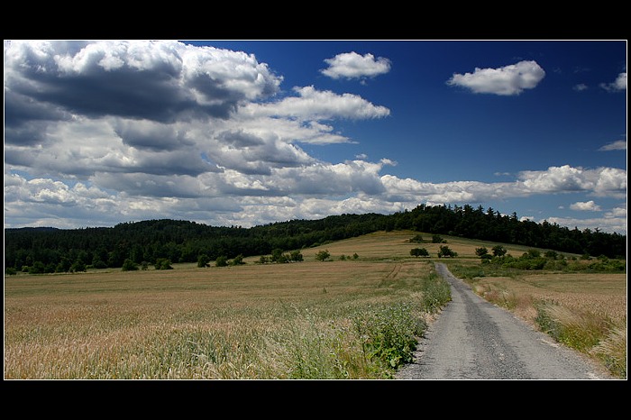 ...cesta z vrcholu...