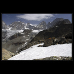 Piz Bernina - celkový pohled