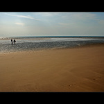 Večerná pláž po prvé...