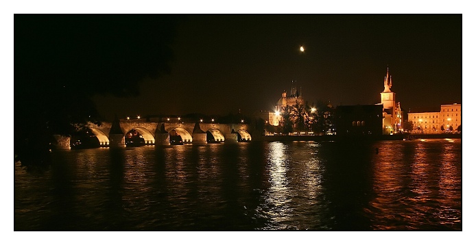 moje první noční Praha