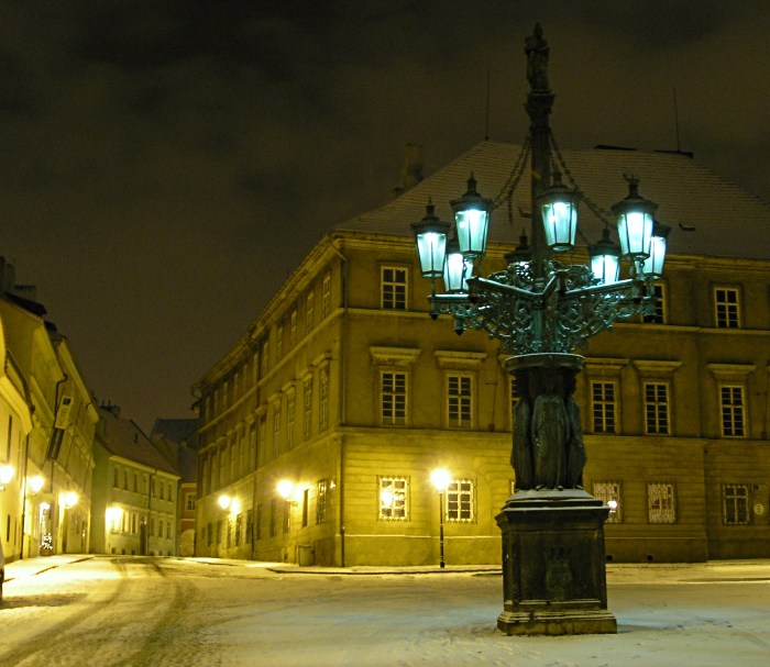 Loretánská pod sněhem