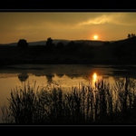 večer u rybníka