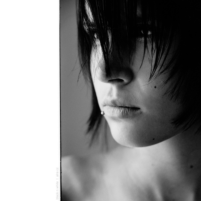 black n white
