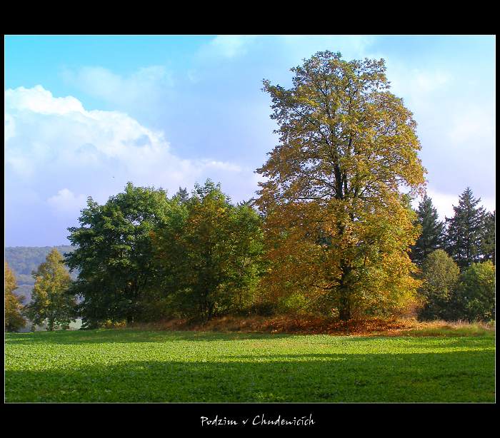 Podzim v Chudenicích