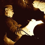 Profesor paleontologie pri praci