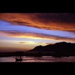 Západ slnka po búrke