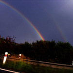 darky pic with rainbow, innit
