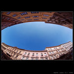fish eye on the Zitna street