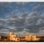 Podvečer na sídlišti