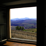 Okno z hradu do Tater