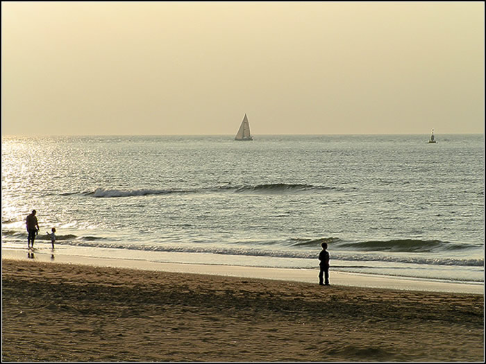 Zářijové koupání v Severním moři