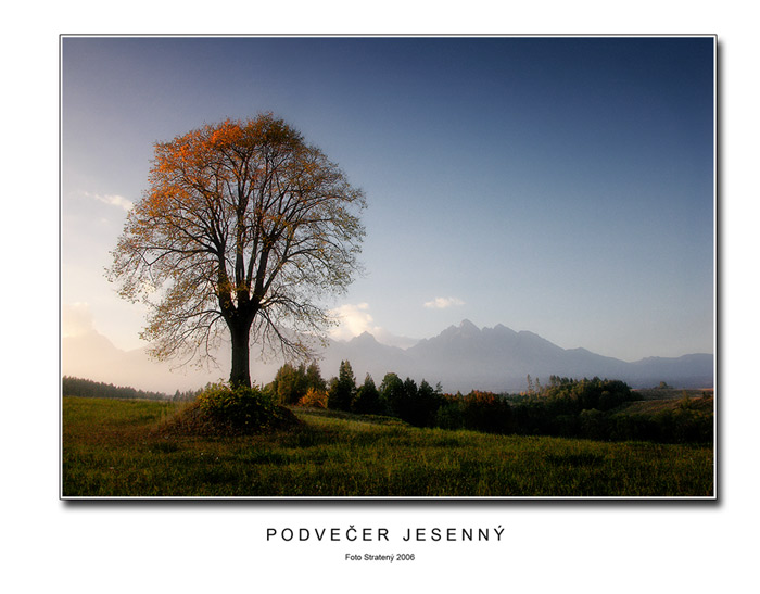 Podvečer jesenný