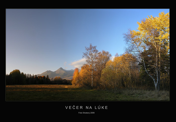Večer na lúke
